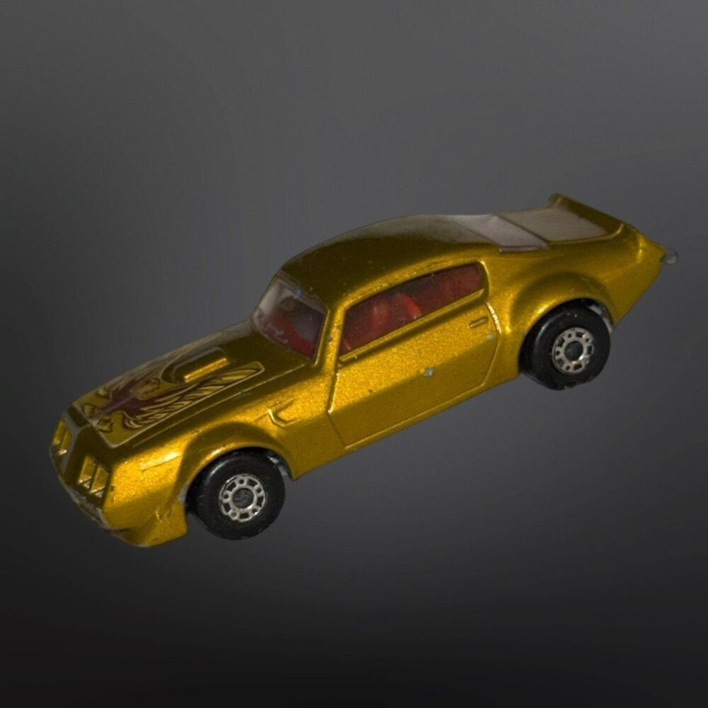 Vintage Lesney 1979 Matchbox Superfast No16 Pontiac Firebird Gold Loose England